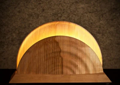 lampe en bois design