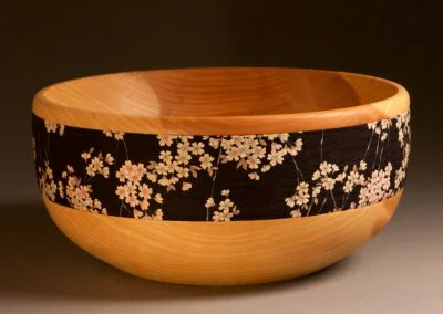 bol décoratif en bois