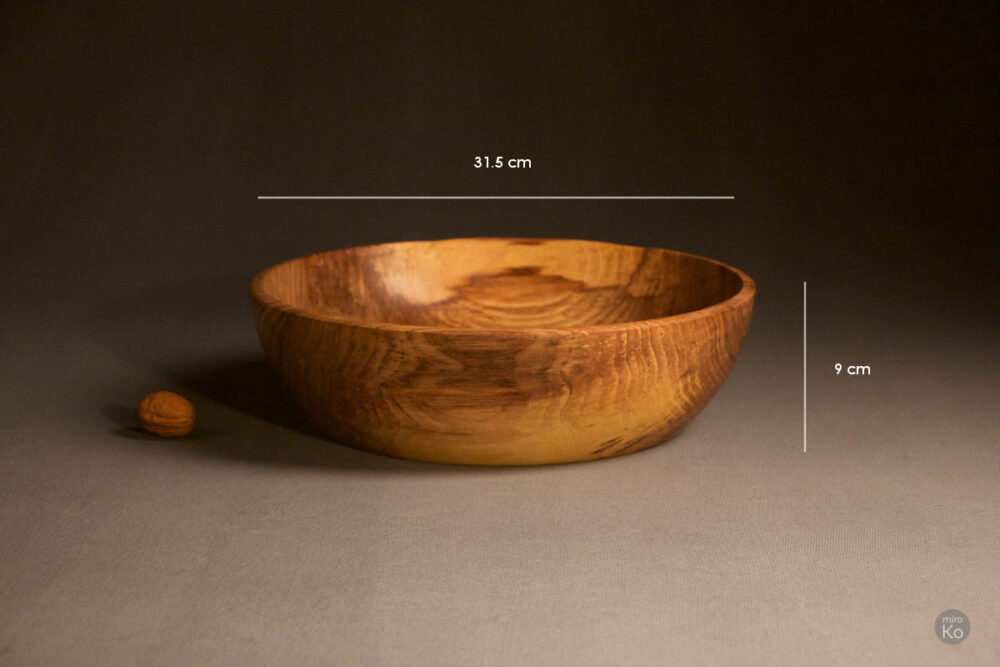 Coupe à Fruits En Bois – Tournage Artisanal – Finition Vernis Alimentaire