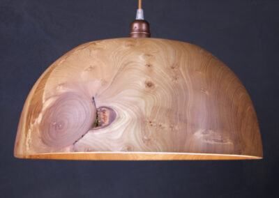 luminaire en bois naturel