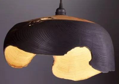 luminaire original design bois