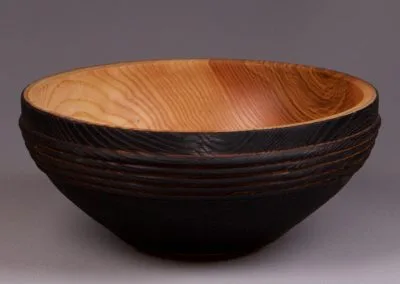saladier en bois shou sugi ban