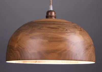 luminaire plafonnier bois massif rustique