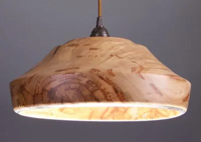 luminaire suspendu en bois