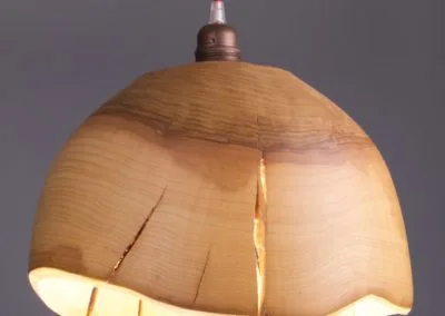 suspension plafonnier en bois naturel