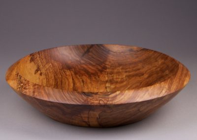 panier a fruit en bois massif de noyer