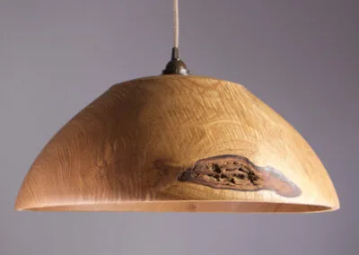 grande suspension en bois