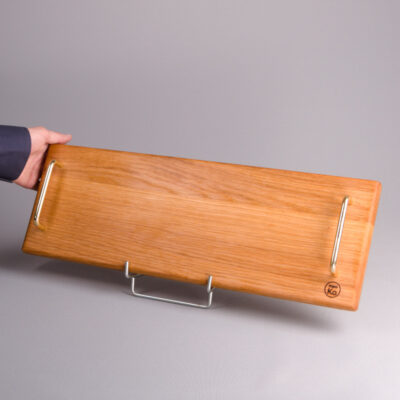 Boska Dining Board Amigo M - Planche De Service En Hêtre Européen Avec Égouttoir 33 X 23 Cm
