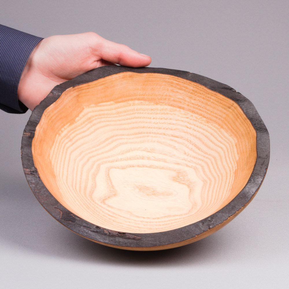 corbeille à pain en bois frêne massif