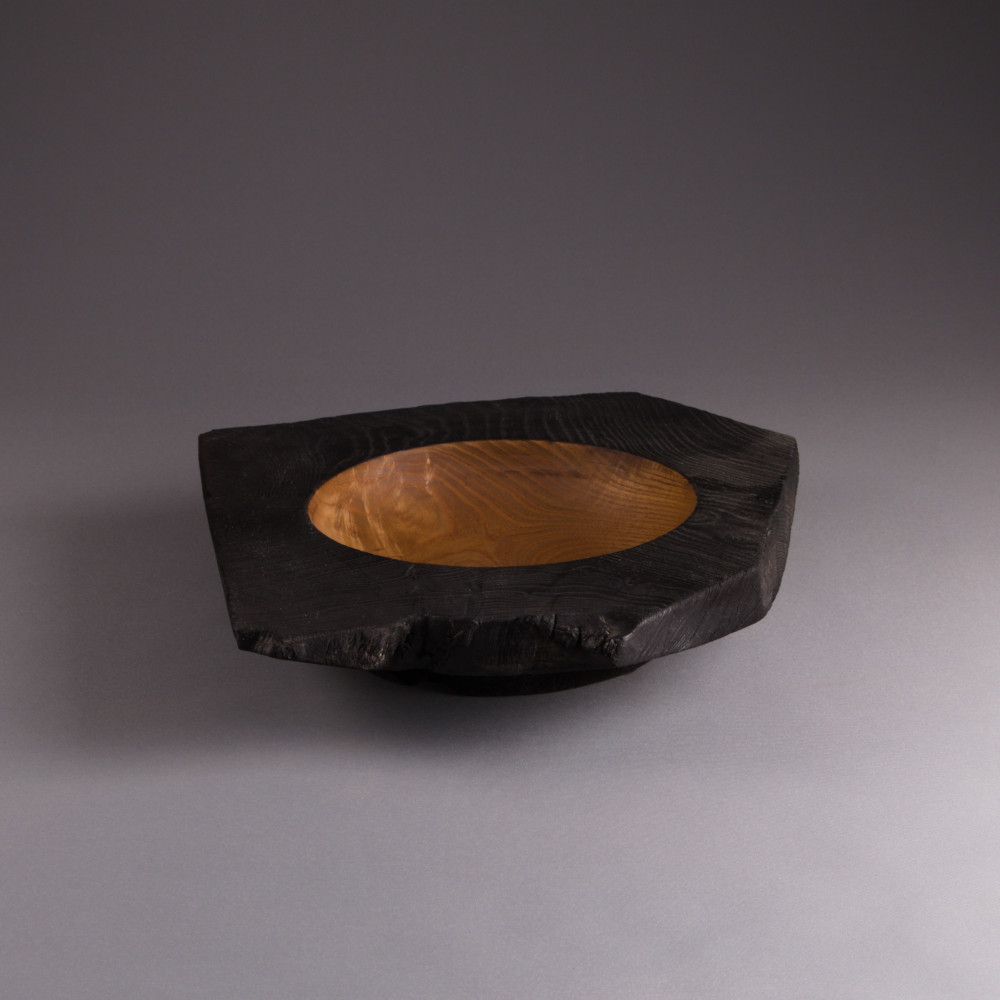 Vide-poche en catalpa shou sugi ban – Image 2