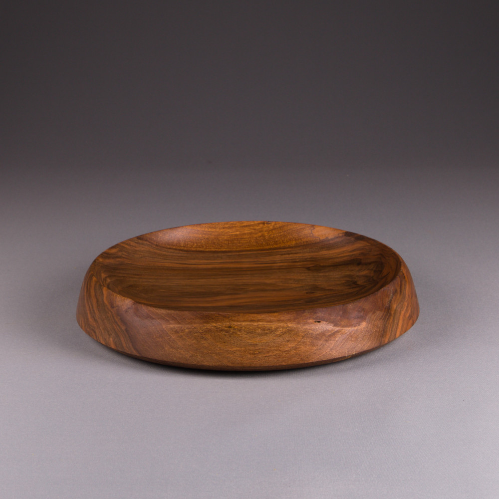 Corbeille à fruits en noyer massif – Image 2