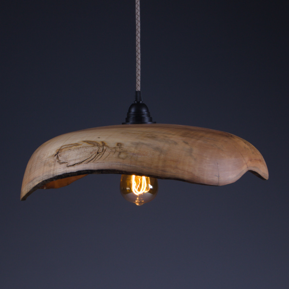 luminaires en bois naturel