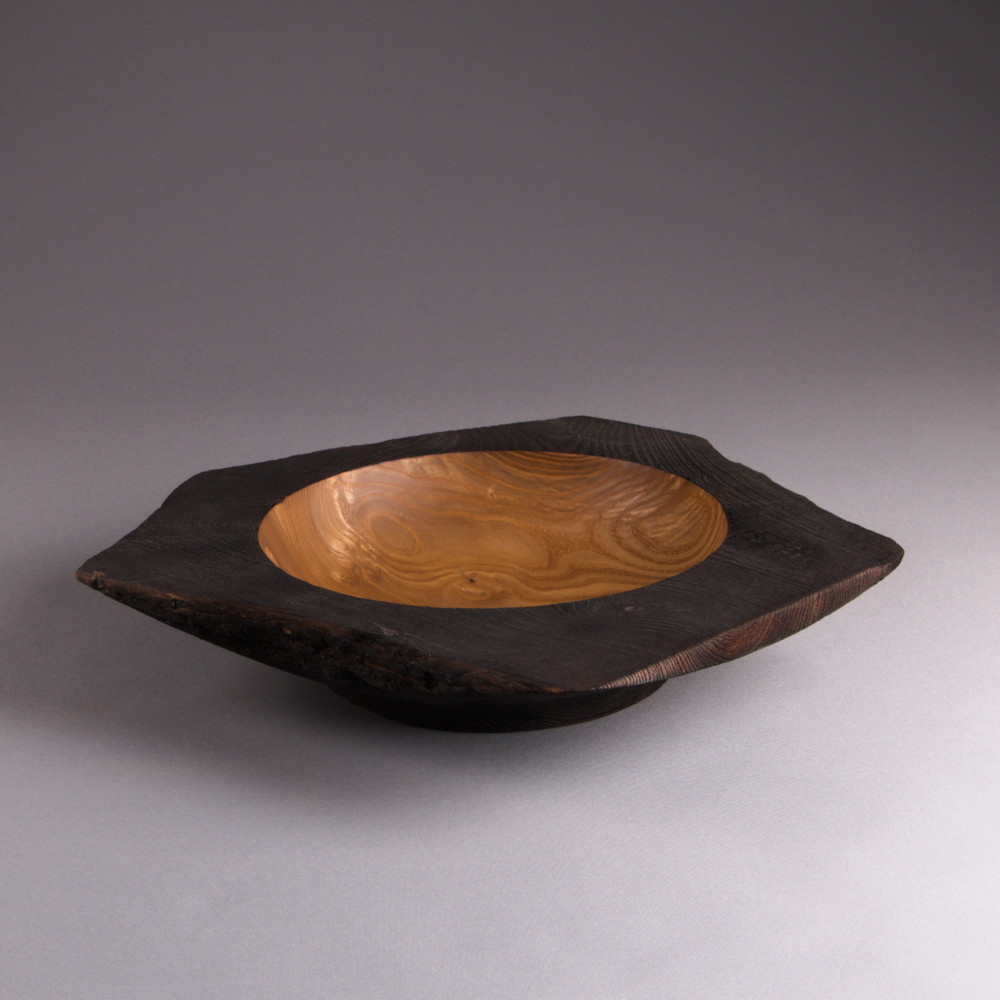 Vide-poche en catalpa shou sugi ban – Image 2