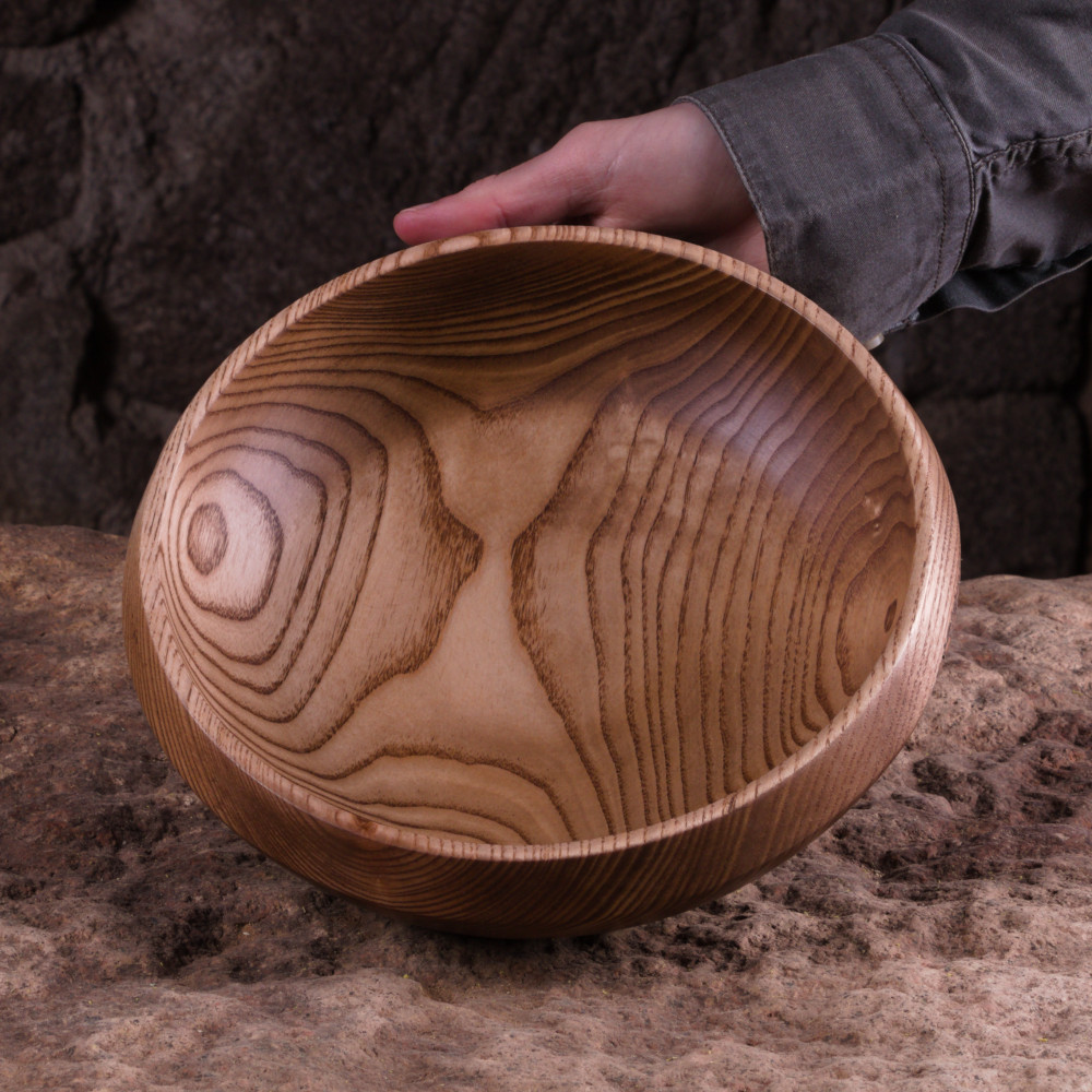 Vide-poche en frêne massif teinté – Image 2