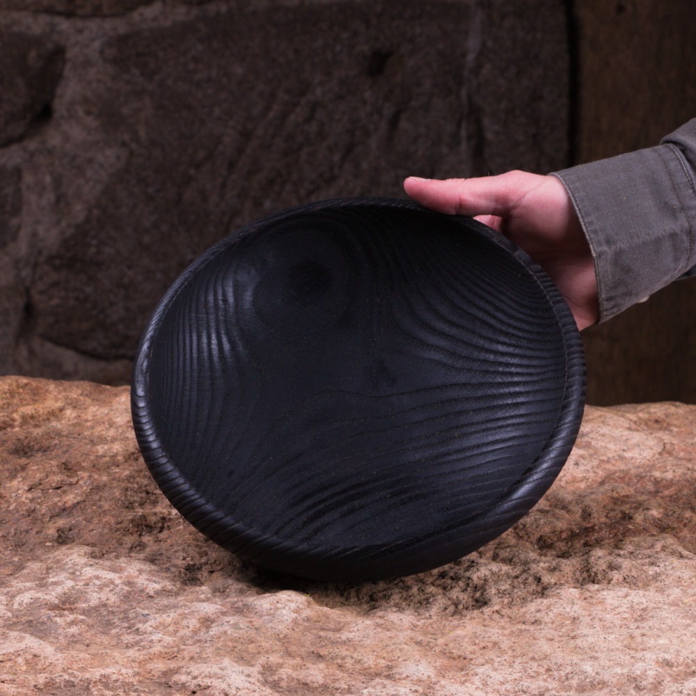 Vide-poche en catalpa massif shou sugi ban – Image 2