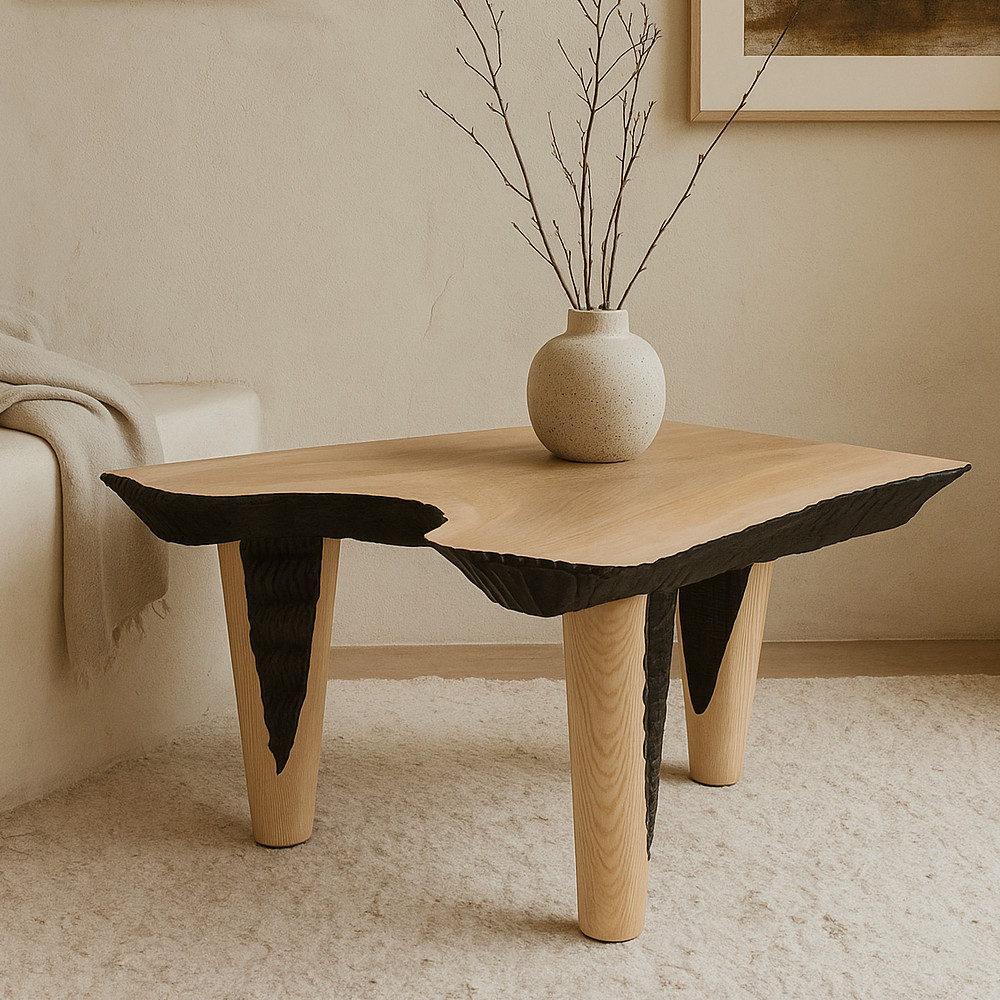 table basse bois design