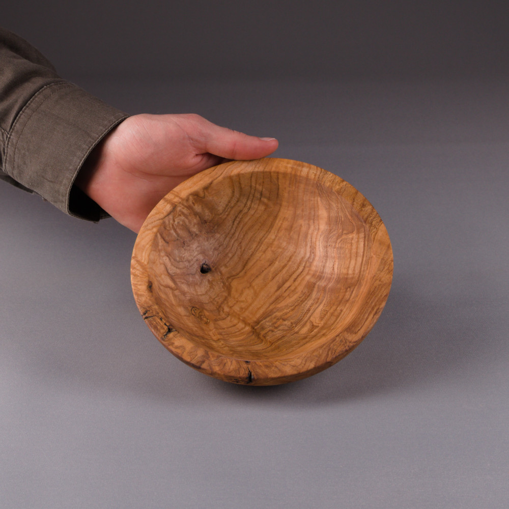 Bol en frêne-olivier massif – Image 3