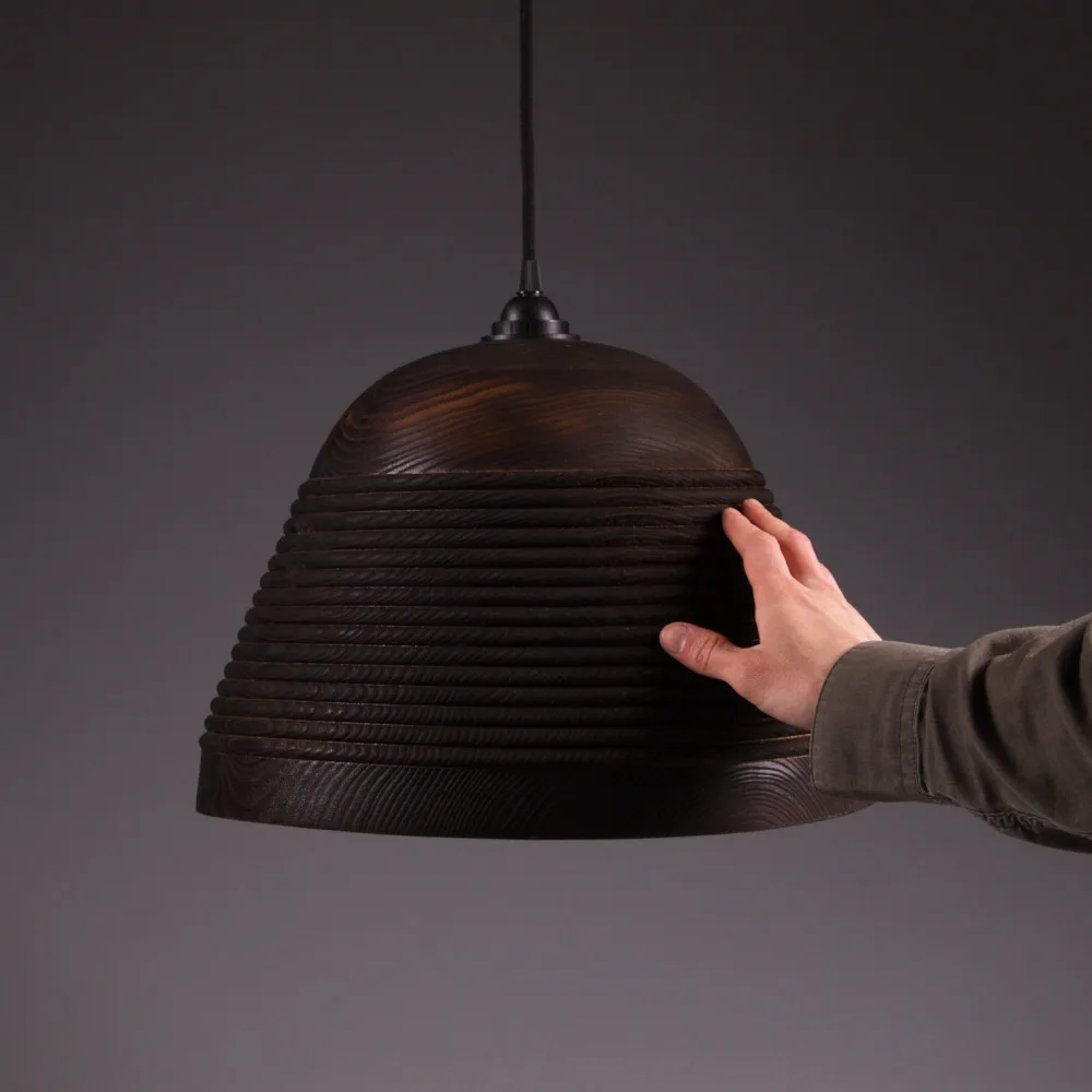 Suspension Cordée Shou sugi ban – Image 3