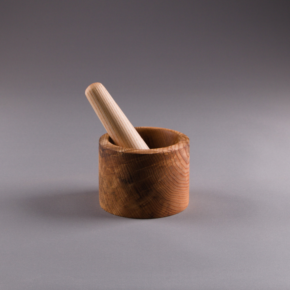 grand mortier pilon en bois