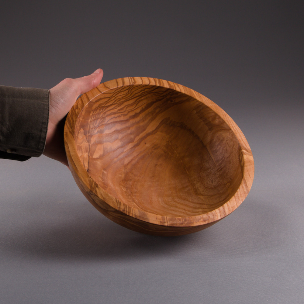 Saladier en frêne-olivier massif – Image 3