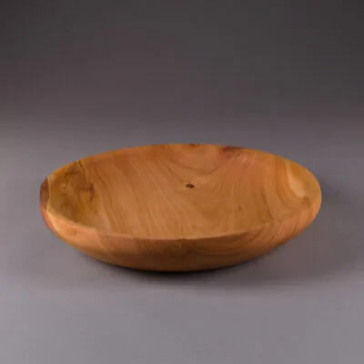 corbeille à fruits en bois artisanale merisier massif